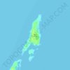 Carte topographique Tanusa Island, altitude, relief