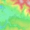 Carte topographique Lac du Bonheur, altitude, relief