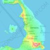 Carte topographique Φάρος Ακρωτηρίου-Οίας (Θήρας Θέση Καλντέρας), altitude, relief