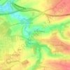 Carte topographique Le Cugnot, altitude, relief