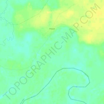 Carte topographique Айдара, altitude, relief