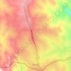 Carte topographique Moyale, altitude, relief