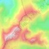 Carte topographique Étang de Mille Roques, altitude, relief