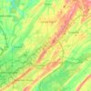 Carte topographique Red Mountain, altitude, relief
