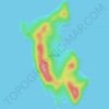 Carte topographique เกาะไผ่, altitude, relief