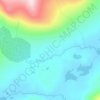 Carte topographique Allt Loch Calavie, altitude, relief