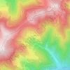 Carte topographique Hilsen, carte du relief, carte des altitudes