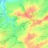 Carte topographique Brussegem, carte du relief, carte des altitudes