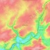 Carte topographique Bilstain, carte du relief, carte des altitudes
