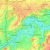 Carte topographique Farciennes, altitude, relief