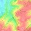 Carte topographique Bosgat, carte du relief, carte des altitudes