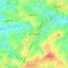 Carte topographique Herfelingen, carte du relief, carte des altitudes