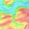 Carte topographique Malonne, altitude, relief
