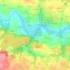 Carte topographique La Queue du Bois, carte du relief, carte des altitudes