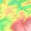 Carte topographique Le Roux, altitude, relief