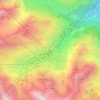 Carte topographique La Mongie, carte du relief, carte des altitudes