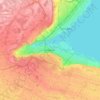 Carte topographique Hamilton, carte du relief, carte des altitudes