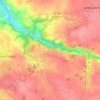 Carte topographique Pen ar Roz, carte du relief, carte des altitudes