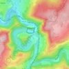 Carte topographique Petit Coo, altitude, relief