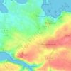 Carte topographique Kervent, carte du relief, carte des altitudes