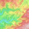 Carte topographique Cambounès, carte du relief, carte des altitudes