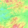 Carte topographique Province de Taza, altitude, relief