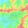 Carte topographique Renaix, altitude, relief