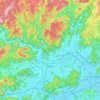 Carte topographique Sōja, altitude, relief