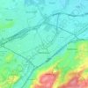 Carte topographique Mulhouse, carte du relief, carte des altitudes