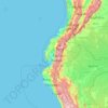Carte topographique Équateur, altitude, relief