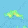 Carte topographique Île-de-Batz, carte du relief, carte des altitudes