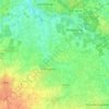 Carte topographique Wingene, carte du relief, carte des altitudes