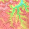 Carte topographique Cambayrac, carte du relief, carte des altitudes