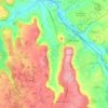 Carte topographique La Bonnelle, carte du relief, carte des altitudes