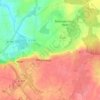 Carte topographique Hédé-Bazouges, carte du relief, carte des altitudes