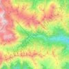 Carte topographique Ussel, altitude, relief