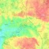 Carte topographique Combourg, altitude, relief