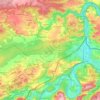 Carte topographique Doische, altitude, relief