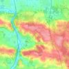 Carte topographique Laillé, carte du relief, carte des altitudes