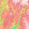 Carte topographique Brommat, carte du relief, carte des altitudes