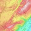 Carte topographique Sainte-Croix, altitude, relief