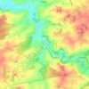 Carte topographique Neuvy, carte du relief, carte des altitudes