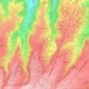 Carte topographique Clarens, carte du relief, carte des altitudes