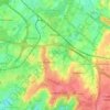 Carte topographique Manage, altitude, relief