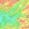 Carte topographique Rochefort, carte du relief, carte des altitudes