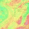 Carte topographique Grand Est, carte du relief, carte des altitudes