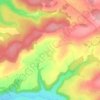 Carte topographique Sarcey, carte du relief, carte des altitudes