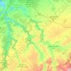 Carte topographique Bouregreg, altitude, relief