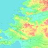 Carte topographique Musoma, altitude, relief