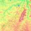 Carte topographique Braine-Le-Comte, carte du relief, carte des altitudes